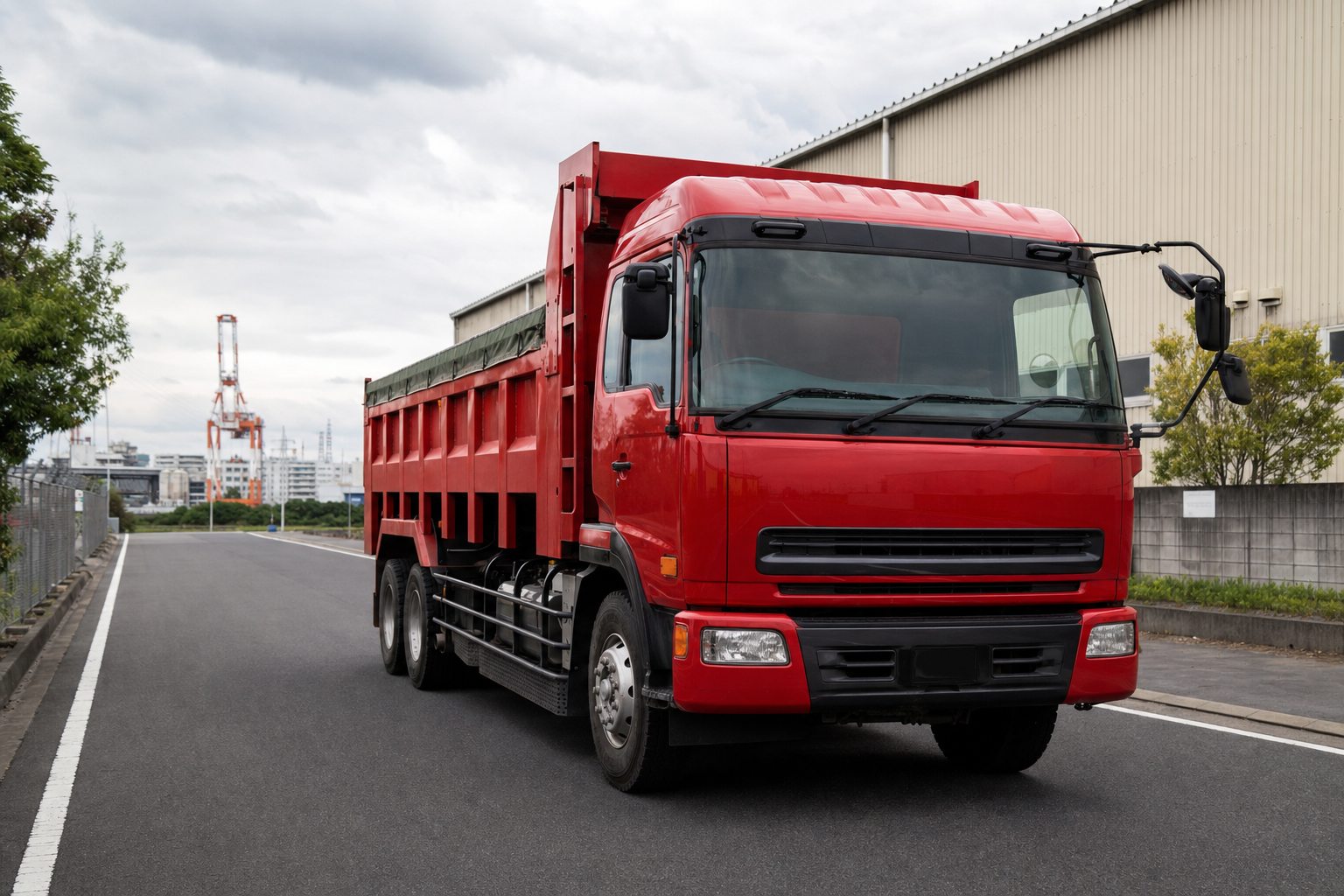 デザイン用に生成したダンプトラックのイメージ