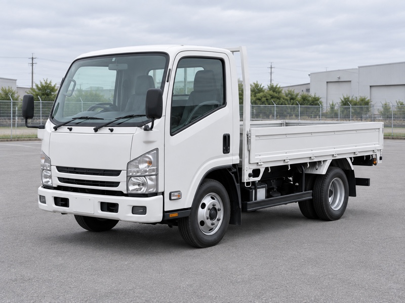 平ボディトラックを斜め前から見た車両イメージ